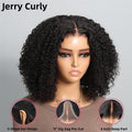 Chic Luxe Hair Full Glueless Wear & Go Curly Lace Front Short Bob Wig | 250% Density | 100% Human Hair