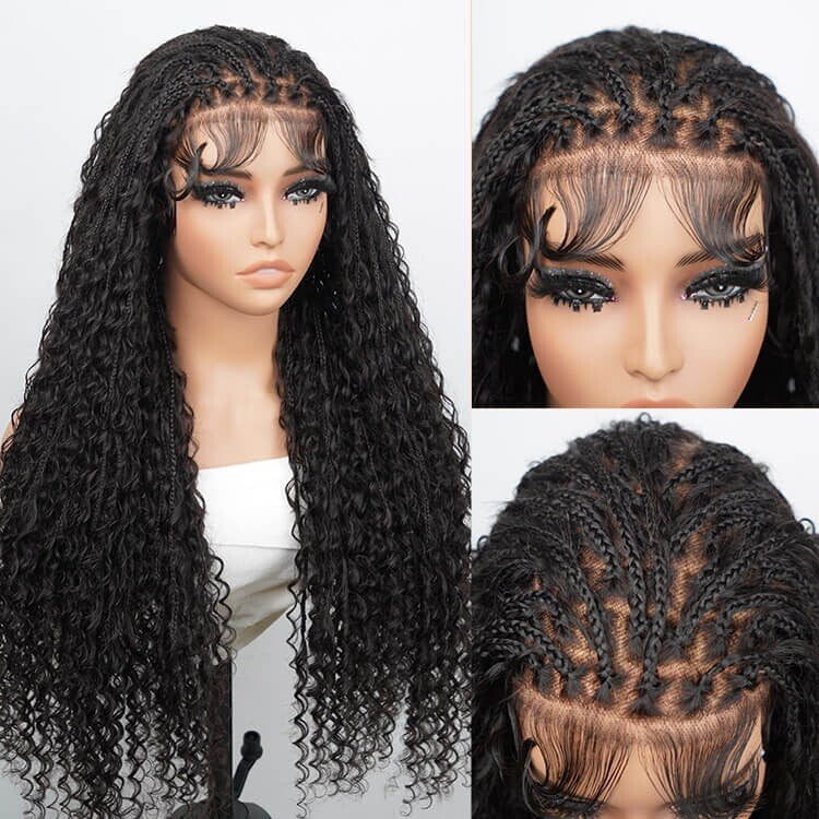 Braided Full Lace Curly Wig