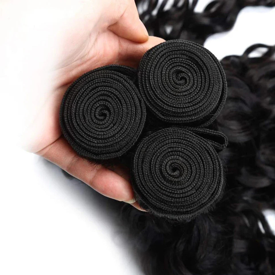 Water Wave Deep Wave Natural Black Bundles