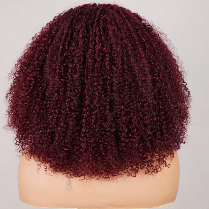 Chic Luxe Hair Glueless Wear & Go Lace Pre-Cut Front Kinky Curly Wig | 100% Human Hair
