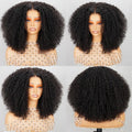 Chic Luxe Hair Full Glueless Wear & Go Kinky Curly Lace Front Short Bob Wig | 250% Density | 100% Human Hair
