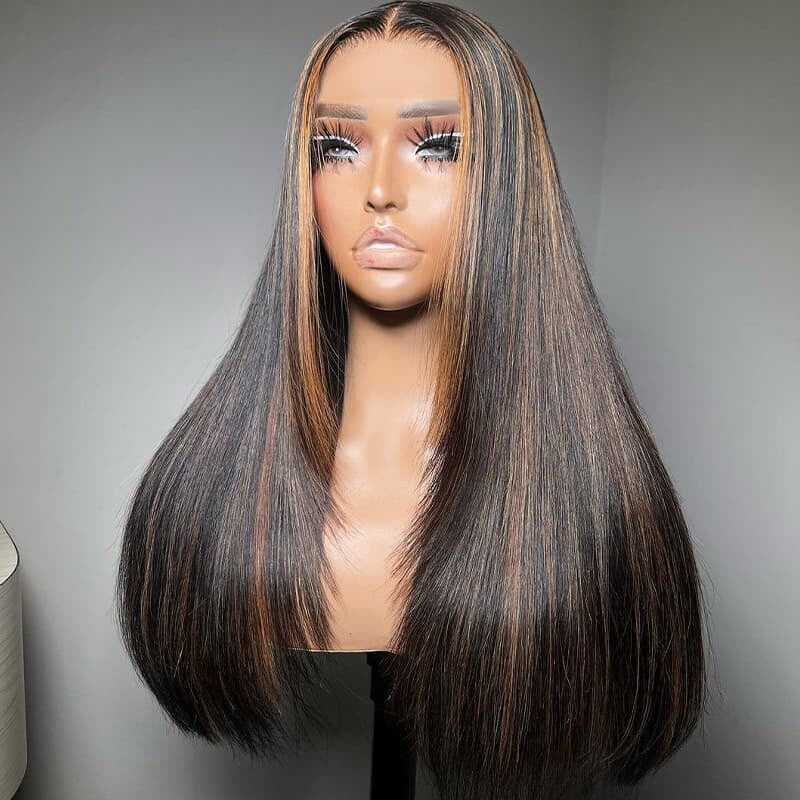 Chic Luxe Hair Glueless Lace Front Layered Cut Straight Wear And Go Short Wig | 100% Human Hair