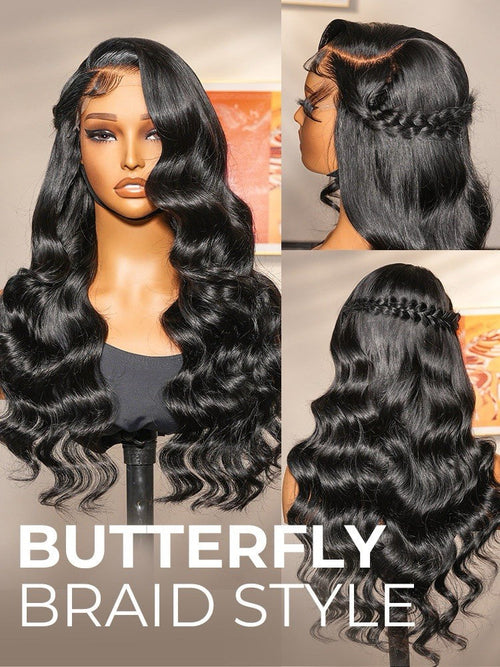 Chic Luxe Hair Glueless Side Part Wavy Hairstylist Customized Pre-Styled Ready To Wear Wig | 100% Human Hair | 250%