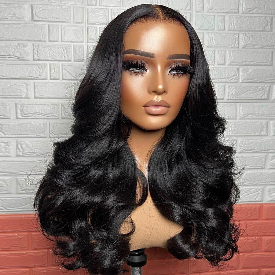 Chic Luxe Hair Glueless Ready To Wear Wavy Straight Pre-Cut Lace Front Wig | 100% Human Hair