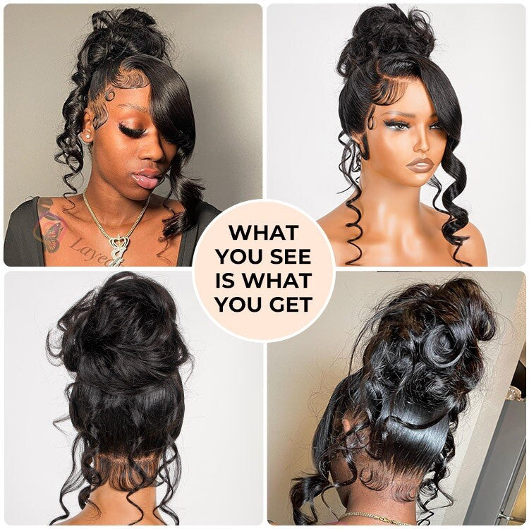 Chic Luxe Hair Glueless Ready To Wear 360 Lace Front Pre-Styled Wig | 100% Human Hair