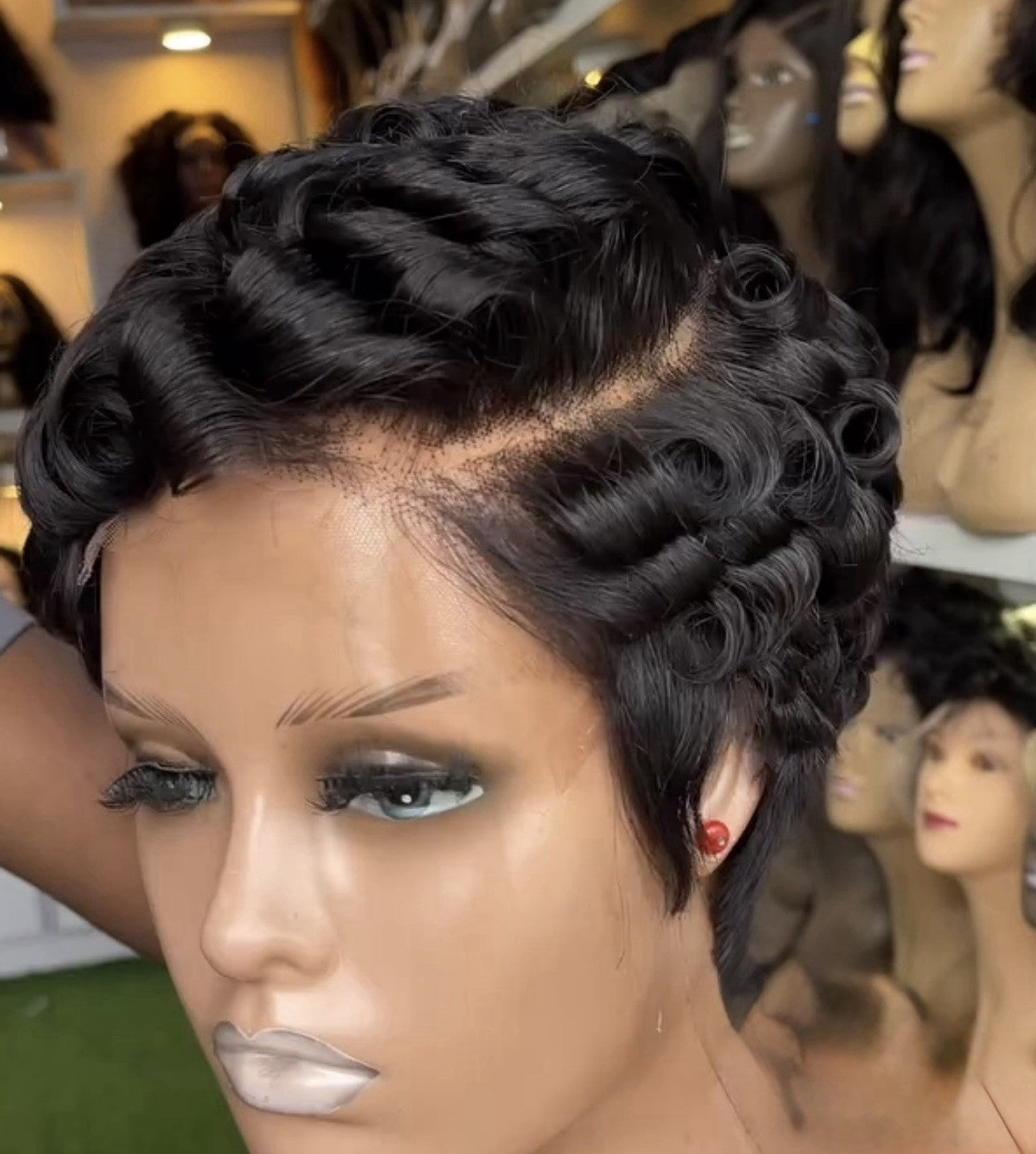 Chic Luxe Hair Pixie Cut Pre-Styled Ready To Wear Short Wig | 100% Human Hair