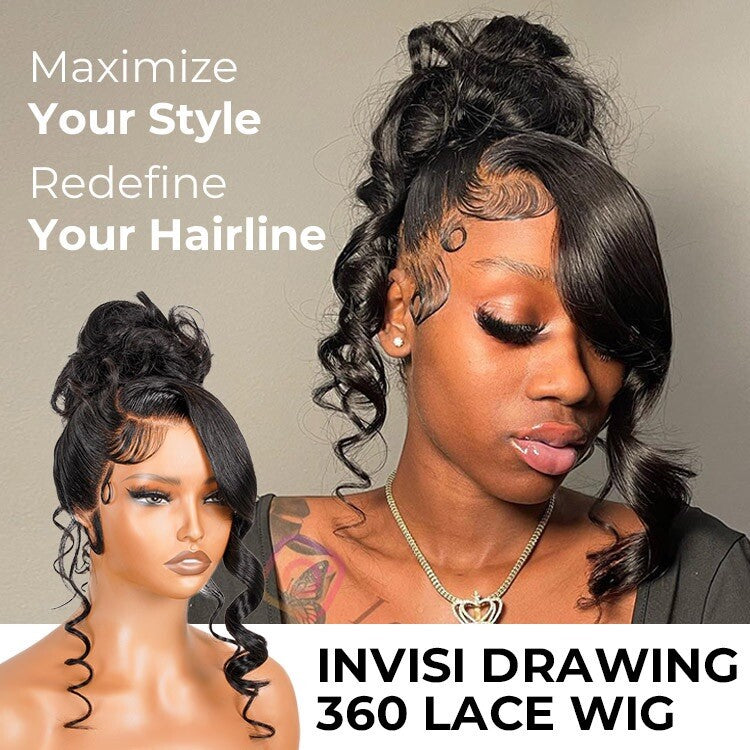 Chic Luxe Hair Glueless Ready To Wear 360 Lace Front Pre-Styled Wig | 100% Human Hair