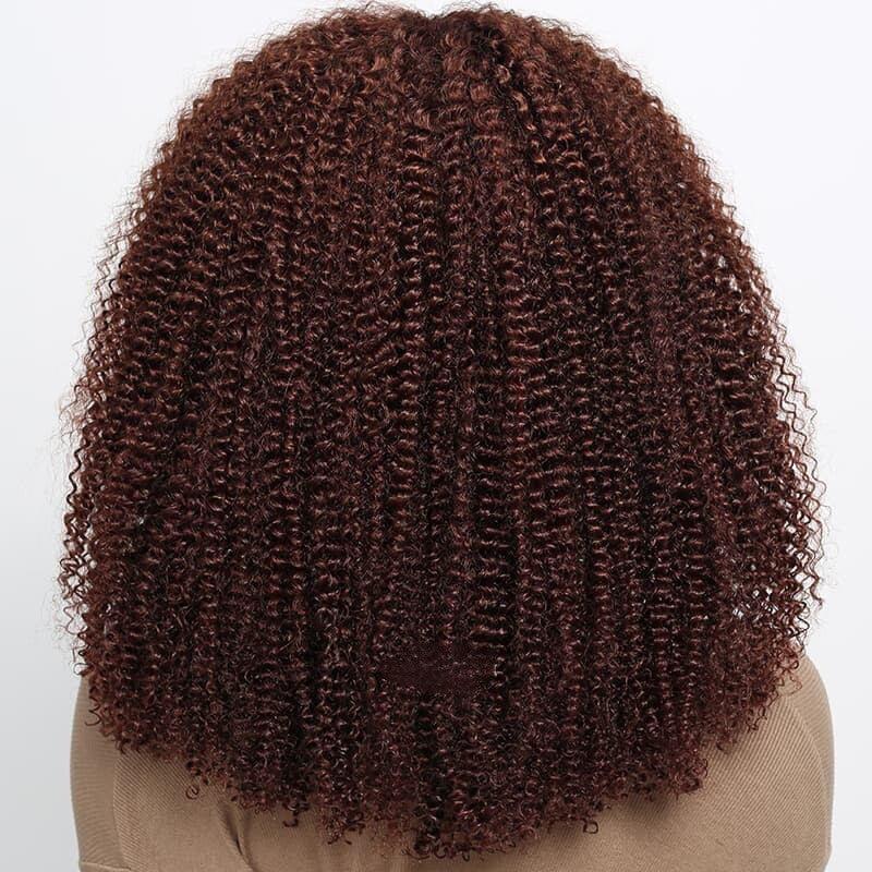 Chic Luxe Hair Glueless Wear And Go Lace Front Kinky Curly Short Wig | 250% Density | 100% Human Hair