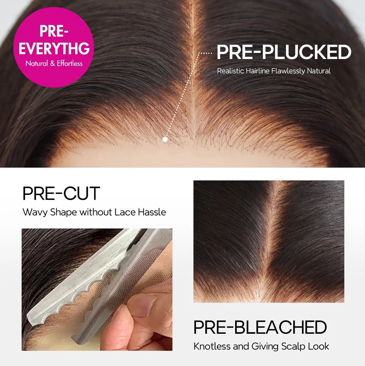 Bone Straight Lace Front Wig