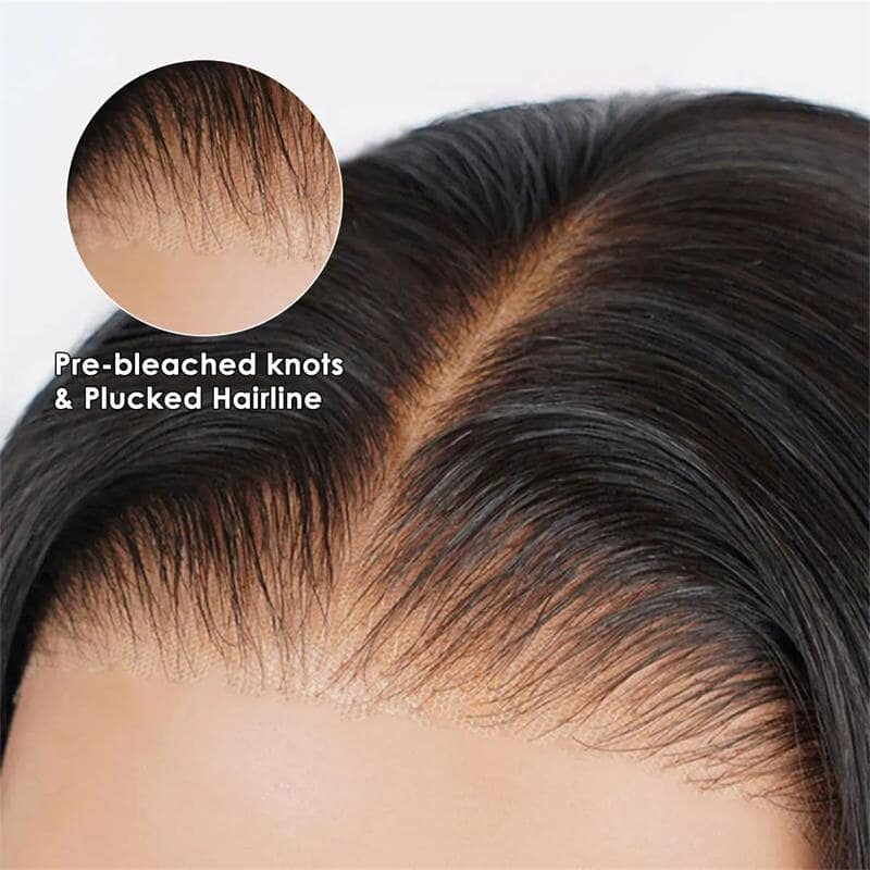 Chic Luxe Hair Glueless Pre-Cut Lace Front Wear Go Straight Long Wig | 100% Human Hair