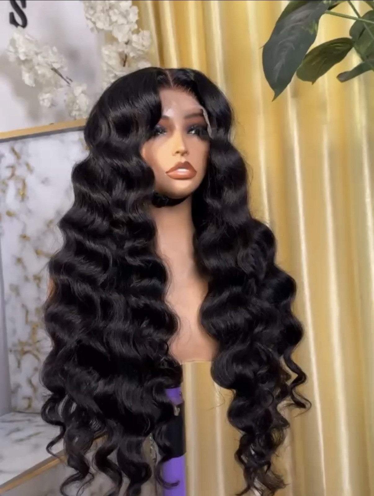ChicLuxe Hair Vietnamese Loose Curly Glueless Lace Front Wig