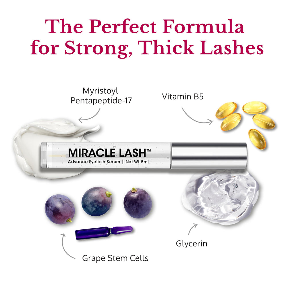 Miracle Lash Serum by 5th & Glow – Nourish, Hydrate & Strengthen Lashes