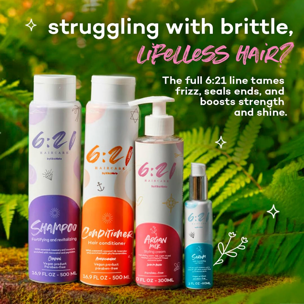621 by Kika Nieto Argan Milk Leave-In Conditioner | Detangle, Heat Protect, Color Safe