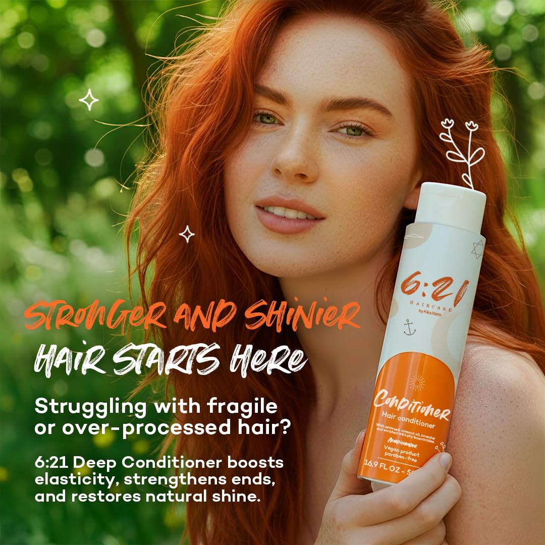 621 by Kika Nieto Coconut Oil Conditioner – Detangler, Deep Conditioning, Anti-Frizz (16 oz)