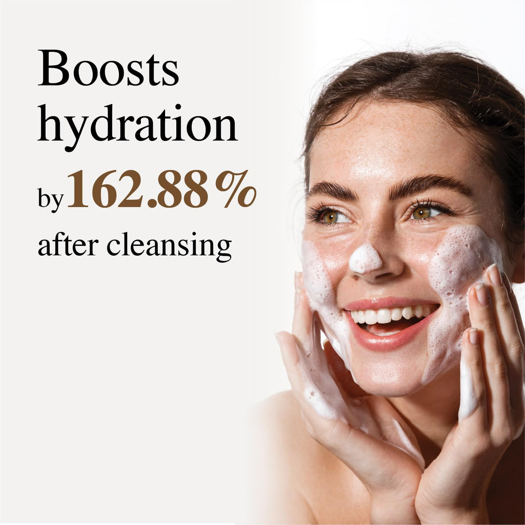 9 Wishes Rice Foaming Cleanser – Gentle Pore Refining Exfoliator with Real Rice Powder (4 fl oz)