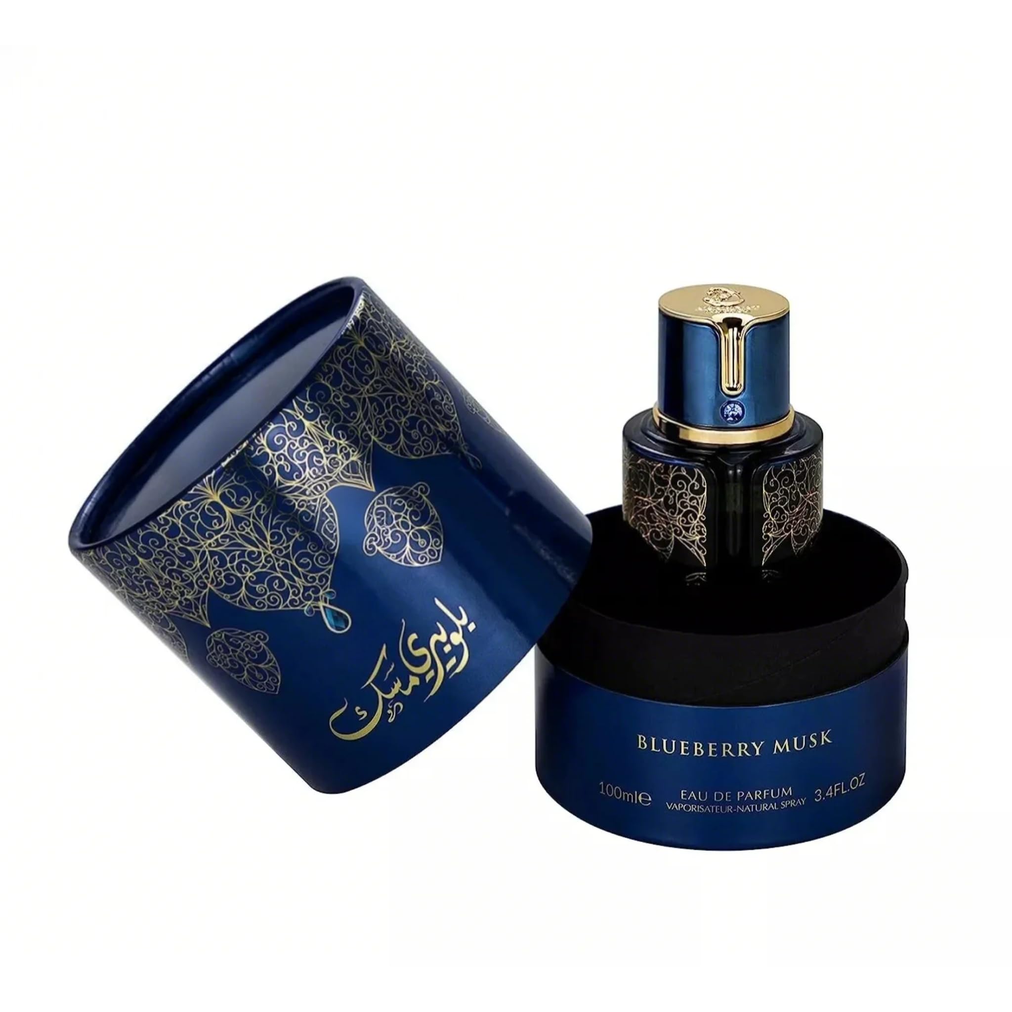9 O'CLOCK BlueBerry Musk Unisex Perfume | Long Lasting EDP 3.4 Fl Oz