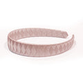 Large Antique Mauve Braided Satin Alice Band