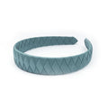 Large Nile Blue Braided Alice Band