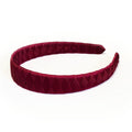 Large Wine Braided Alice Band
