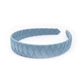 Large French Blue Braided Alice Band