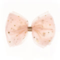 مشبك شعر كبير من الشيفون بلون وردي داكن