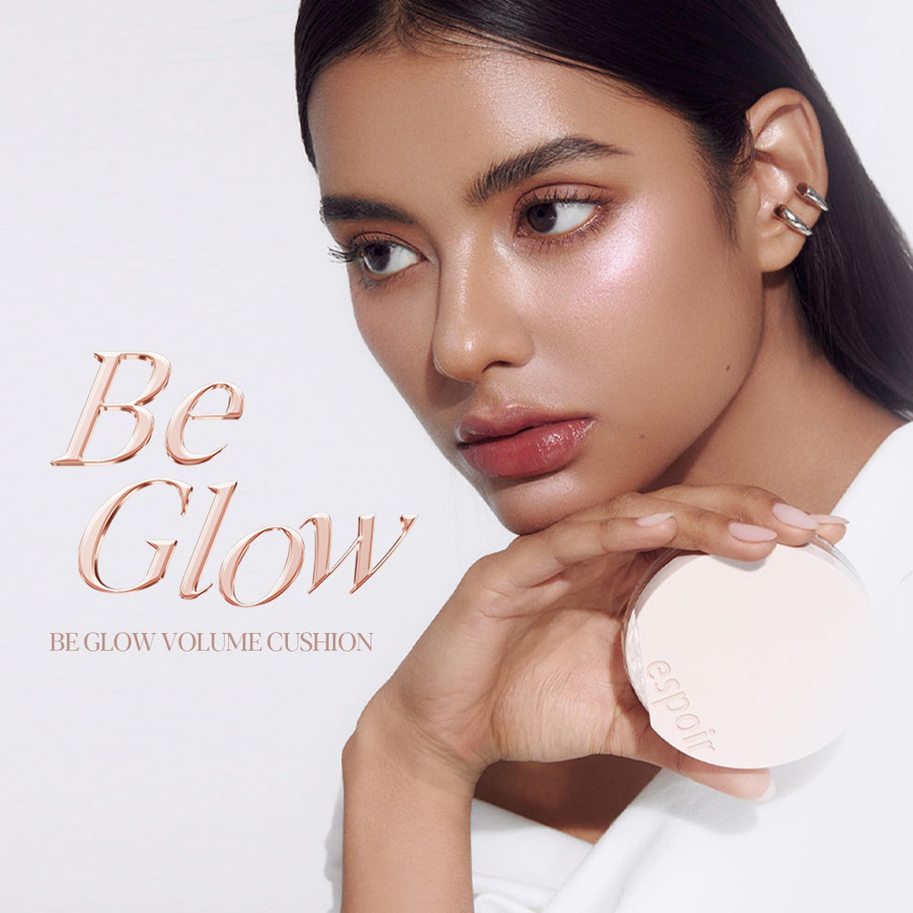 Espoir Be Glow Volume Cushion Foundation #22 Petal – Dewy Finish, Lightweight Hydration, Vegan Formula