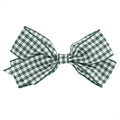 Medium Spruce Gingham Hair Clip