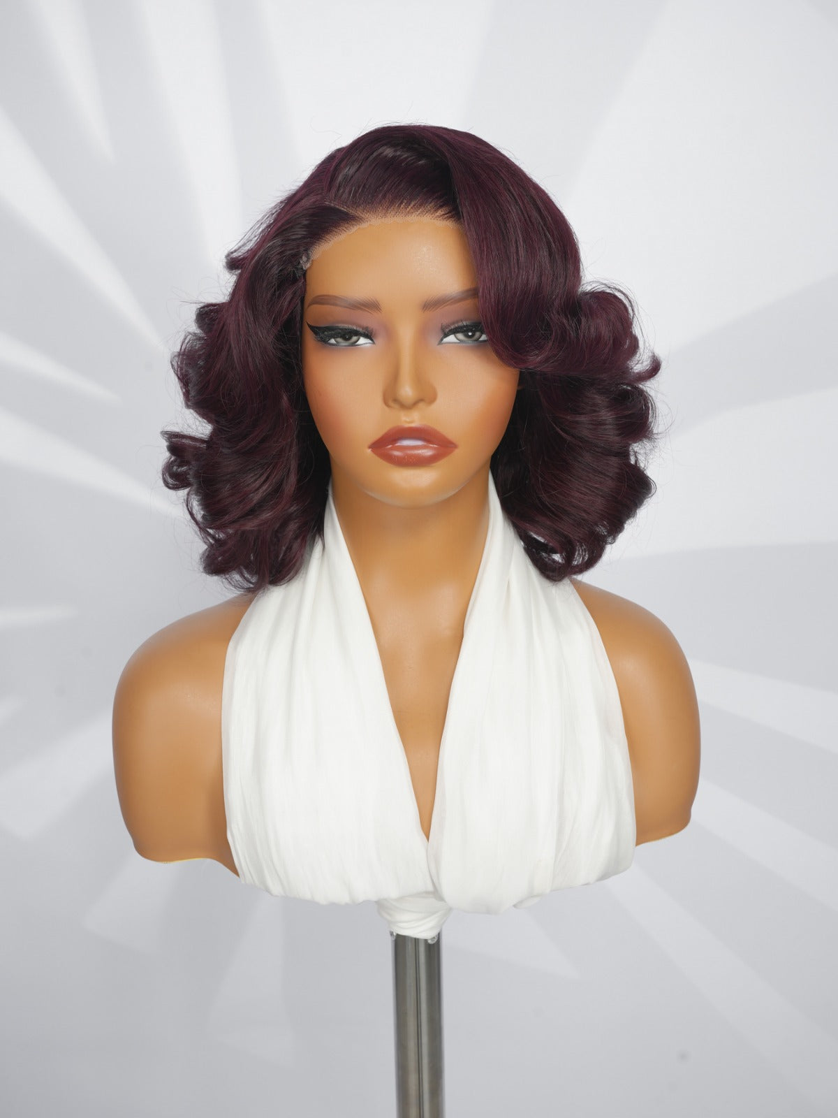 Curly Short Bob Lace Front Wig