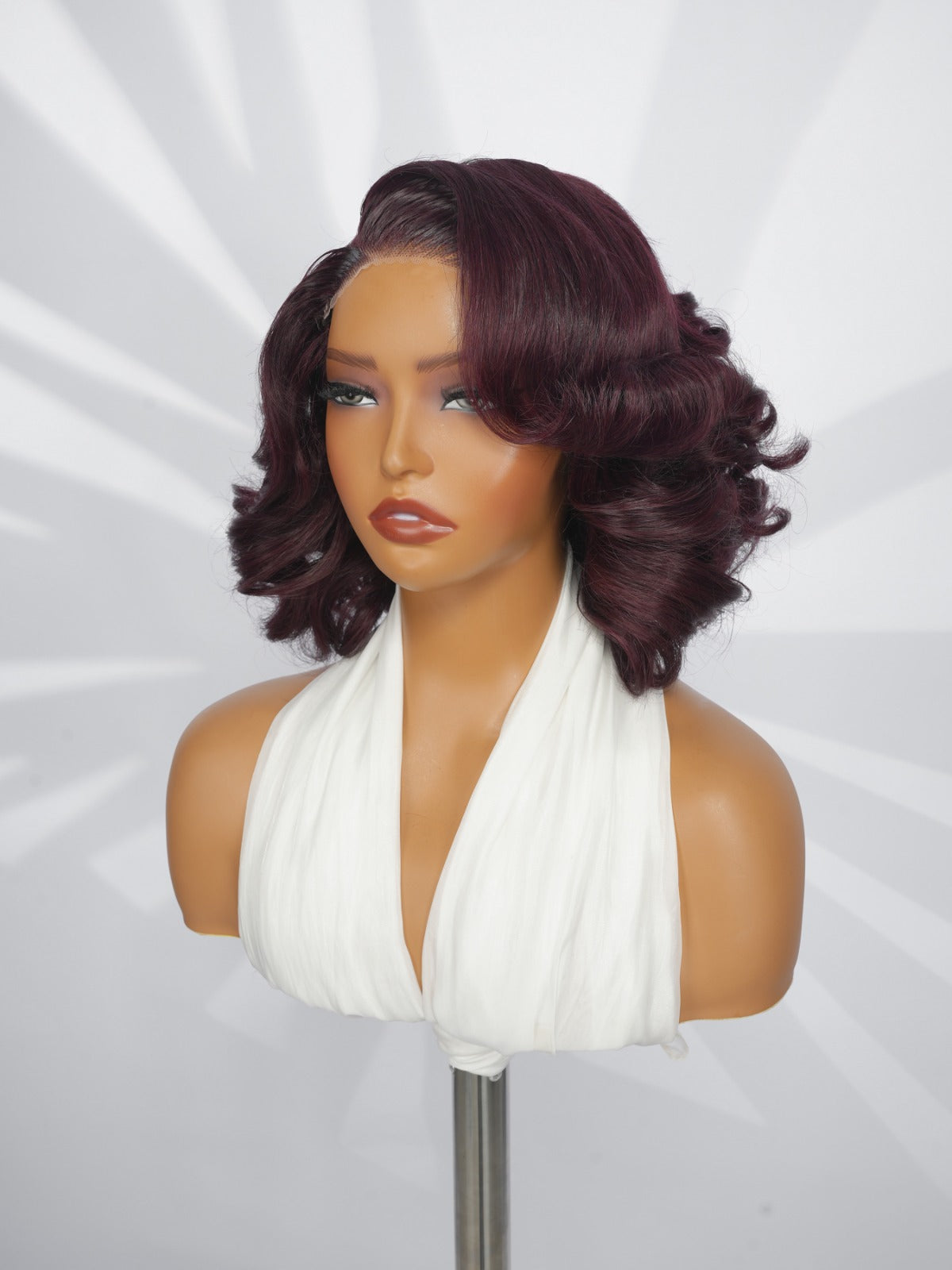 Curly Short Bob Lace Front Wig