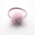 Icy Pink Pom Pom Elastic