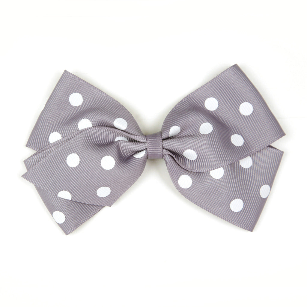 Large Thistle Polka Dot Hair Clip