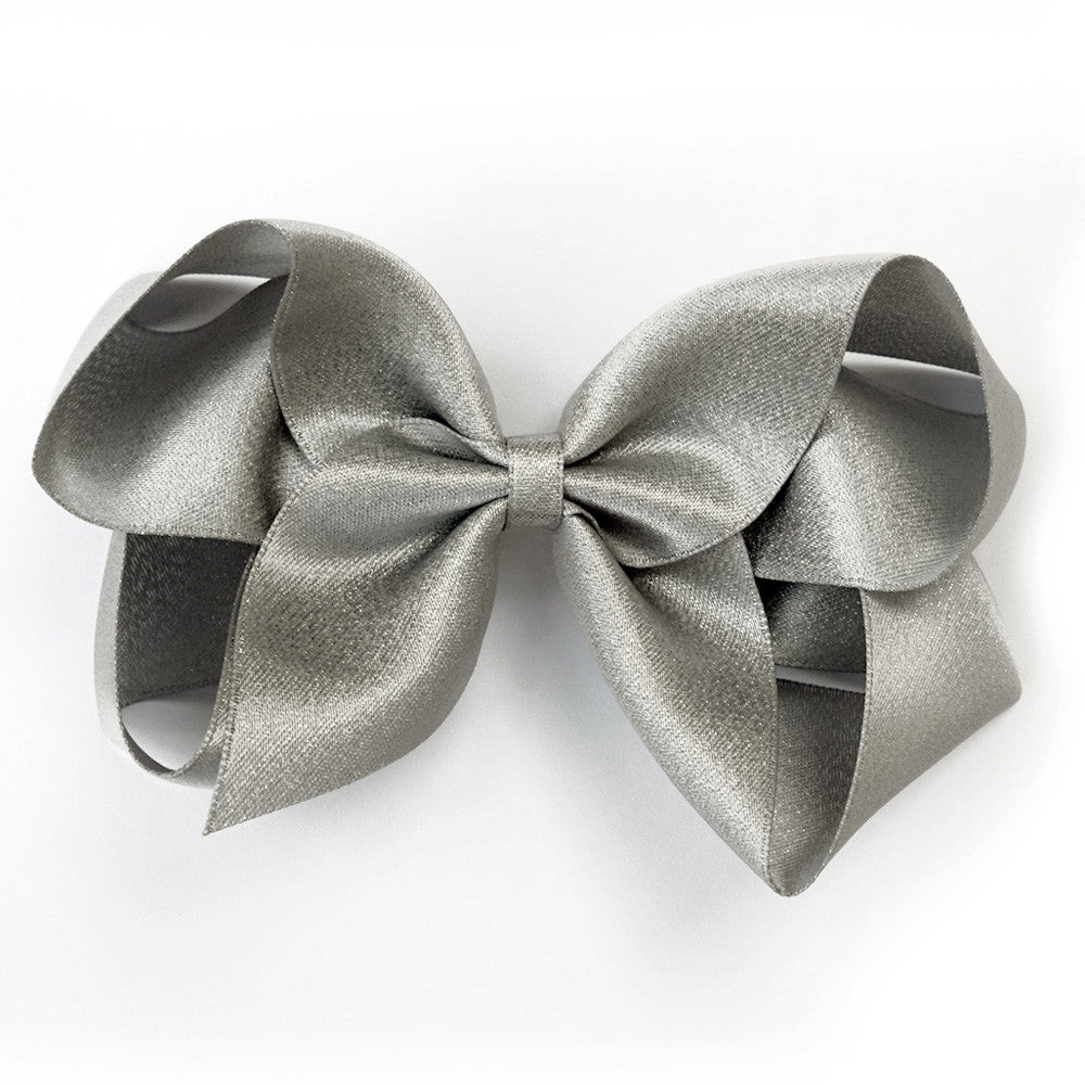 Large Silver Hair Clip