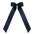 Medium Peacoat Long Tail Grosgrain Hair Clip