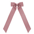 Medium Quartz Long Tail Grosgrain Hair Clip