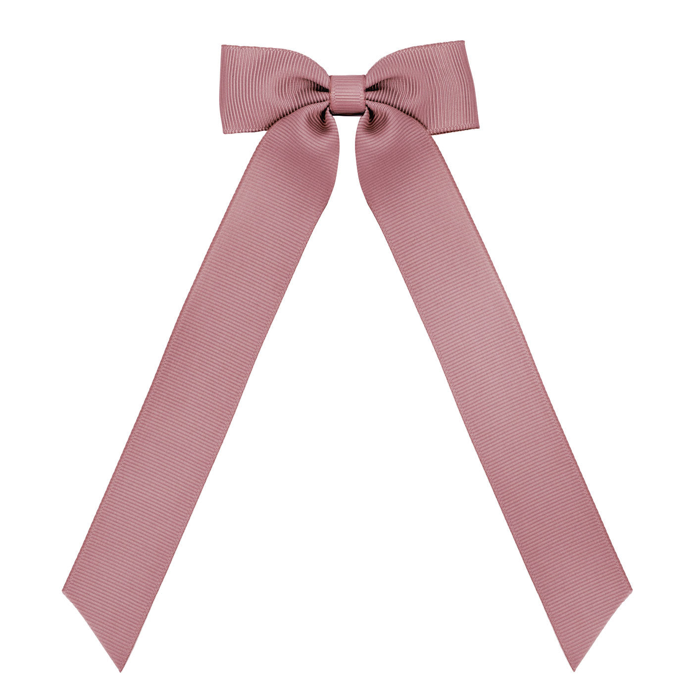 Medium Quartz Long Tail Grosgrain Hair Clip