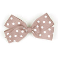 Medium Antique Mauve Polka Dot Hair Clip