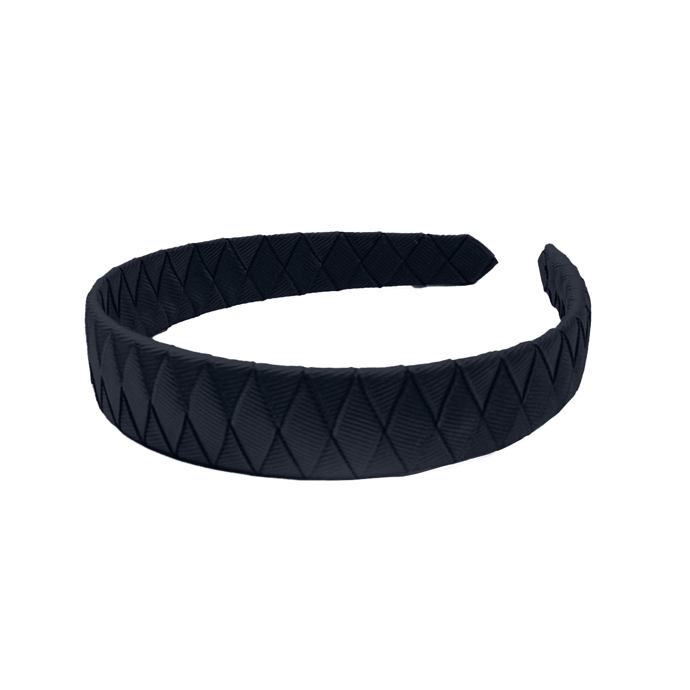 Large Ensign Blue Braided Alice Band