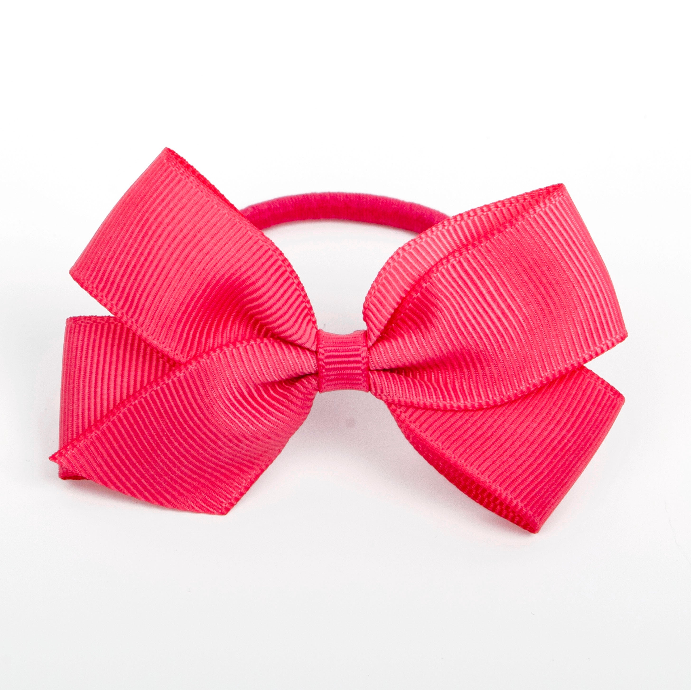 Medium Shocking Pink Hair Elastic