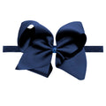 Large Peacoat Gold Edge Baby Headband
