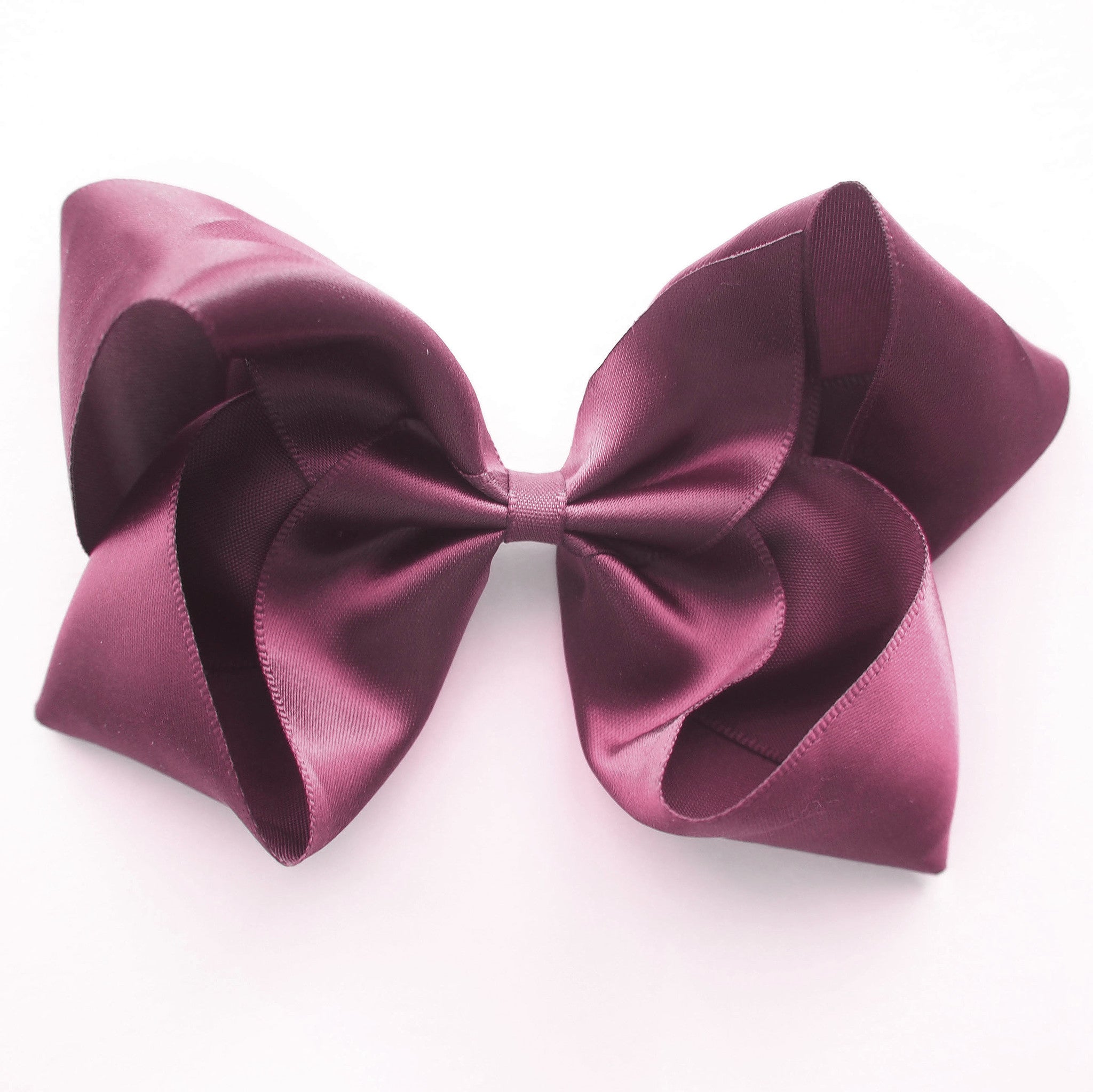 Large Victorian Rose Satin Hair Clip