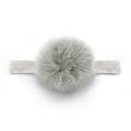 Baby Silver Pom Pom Headband