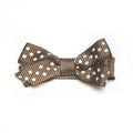 Small Chocolate Chip Polka Dot Hair Clip