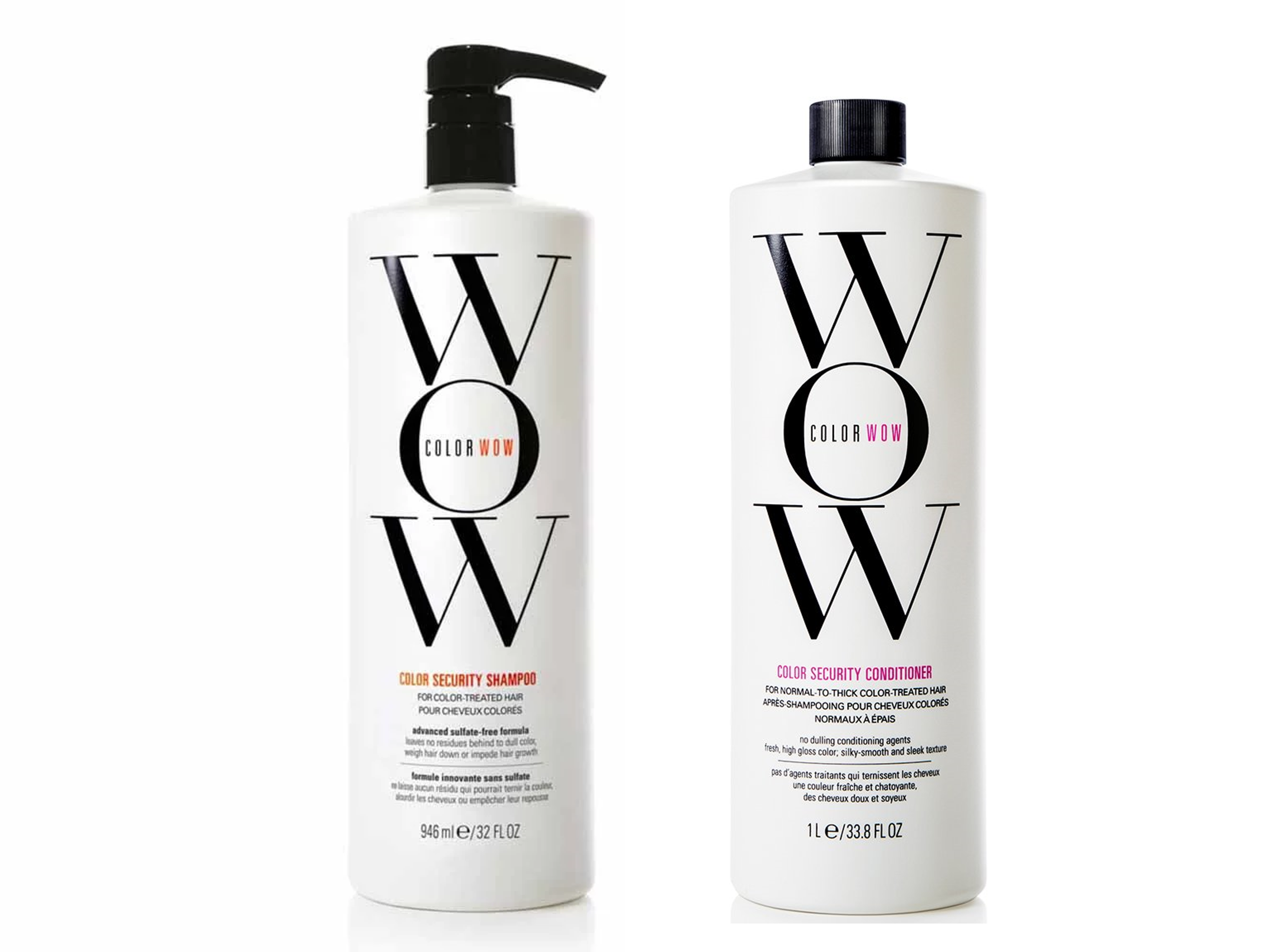 شامبو وبلسم Color Wow Dream Clean للشعر العادي إلى الكثيف 946 مل و1 لتر