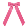 Medium Camellia Rose Long Tail Velvet Hair Clip