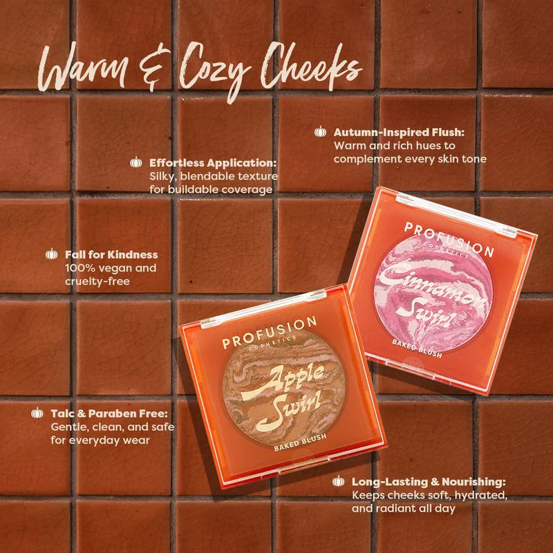Pumpkin Spice | Swirl Baked Blush