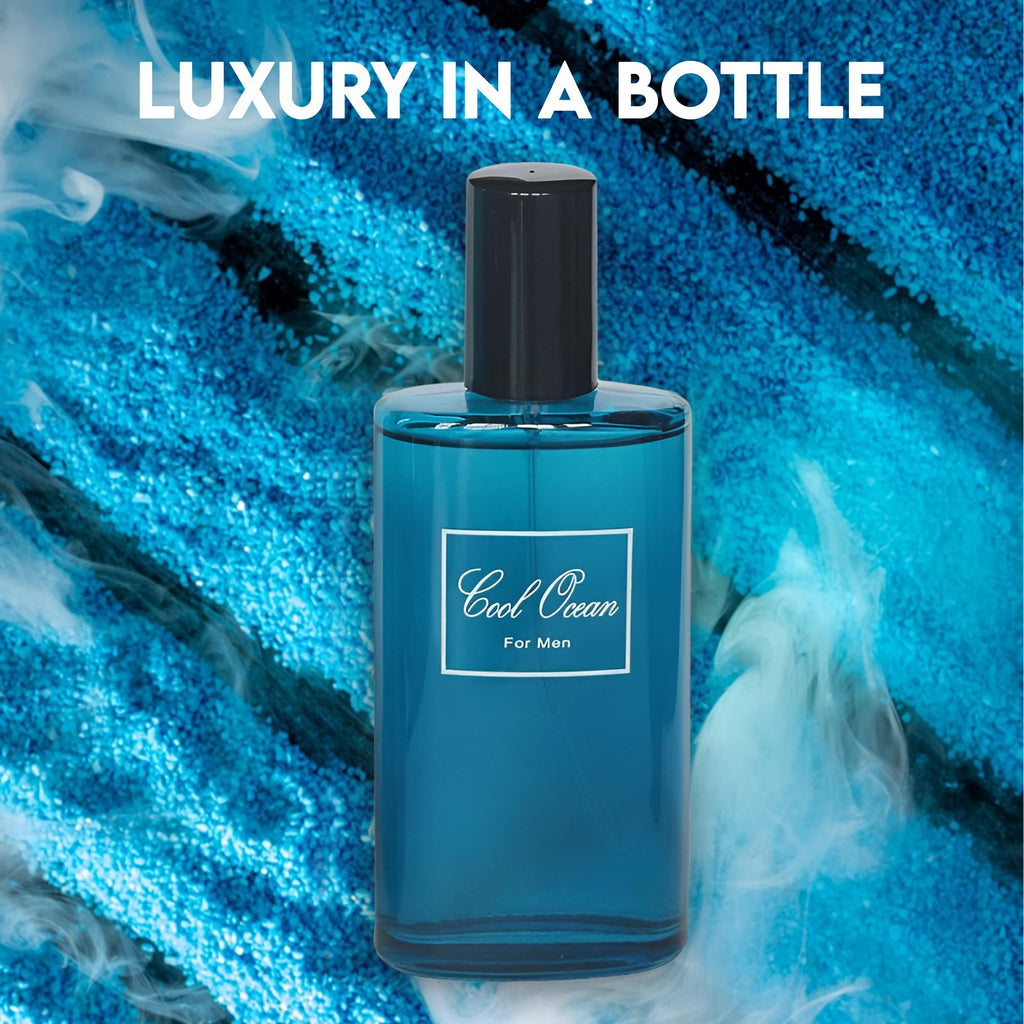 A CENTER Cool Ocean Cologne for Men | Long-Lasting 3.4 oz