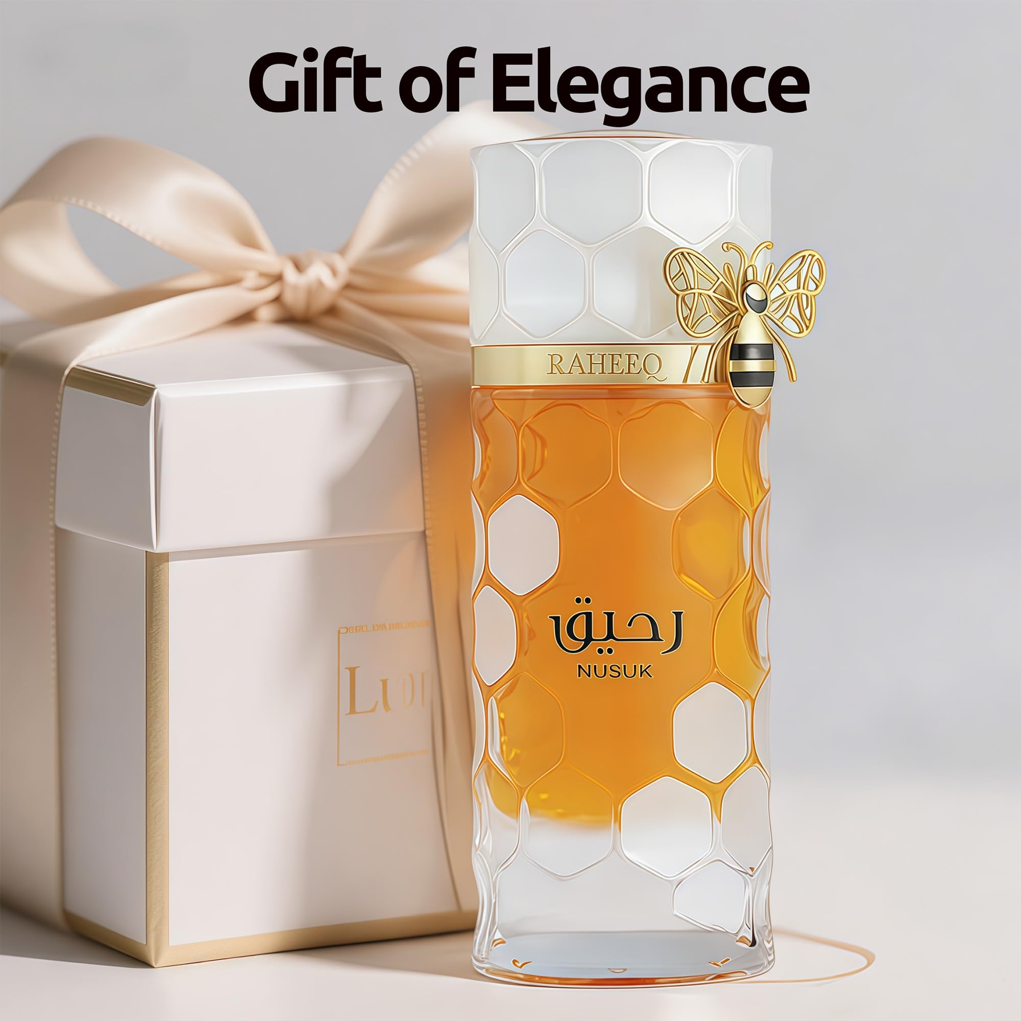 A CENTER Raheeq Women’s Perfume 3.4 oz EDP – Honey, Lemon, Coconut & Vanilla | Long-Lasting Luxury Scent