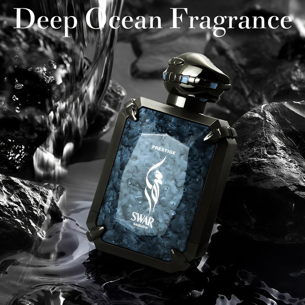 SWAR SEDUIRE Cologne for Men by A CENTER – Warm Spicy Gourmand EDP with Cinnamon, Oud & Leather | 100ml