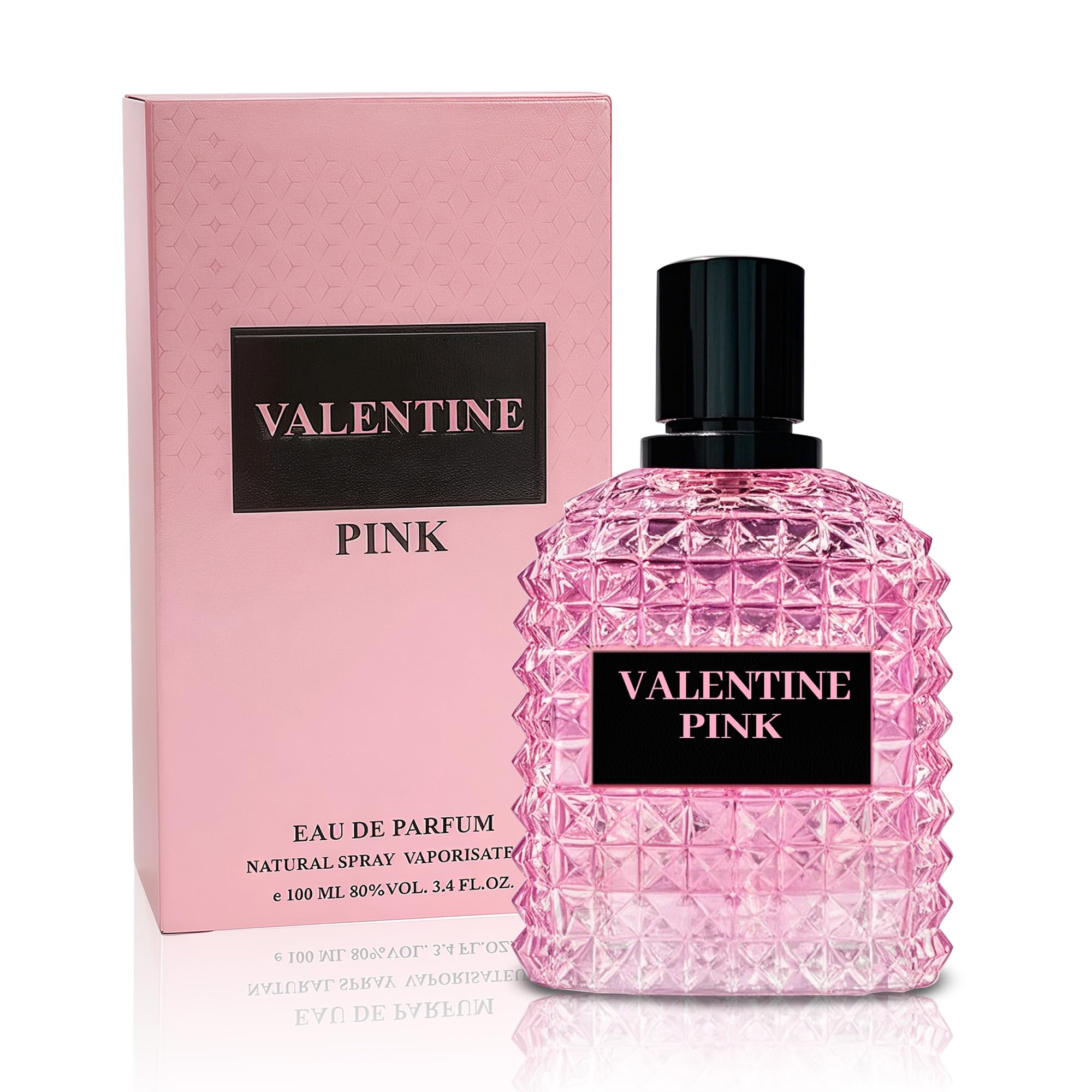 A CENTER Valentine Pink Perfume for Women – Floral EDP, 100 ml