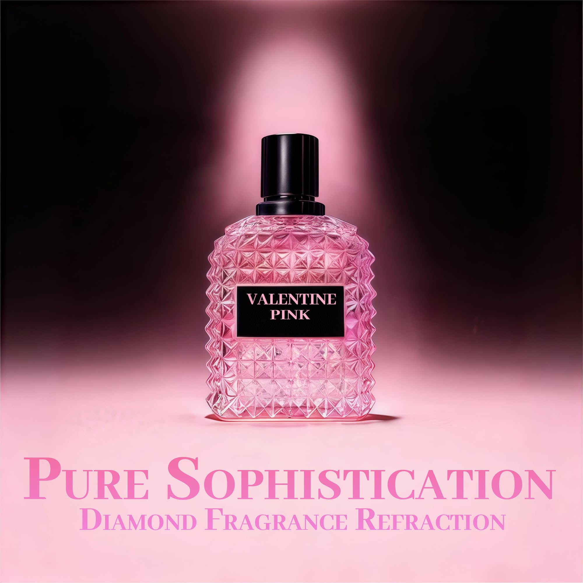 A CENTER Valentine Pink Perfume for Women – Floral EDP, 100 ml